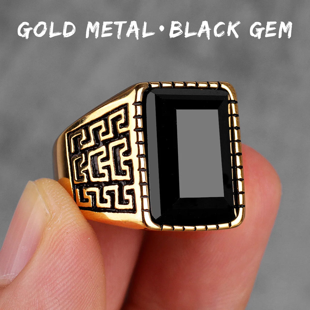 PENDRA Rhinestone Steel Ring