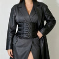 PENDRA Koraessa Leather Black Punk Corset Belt