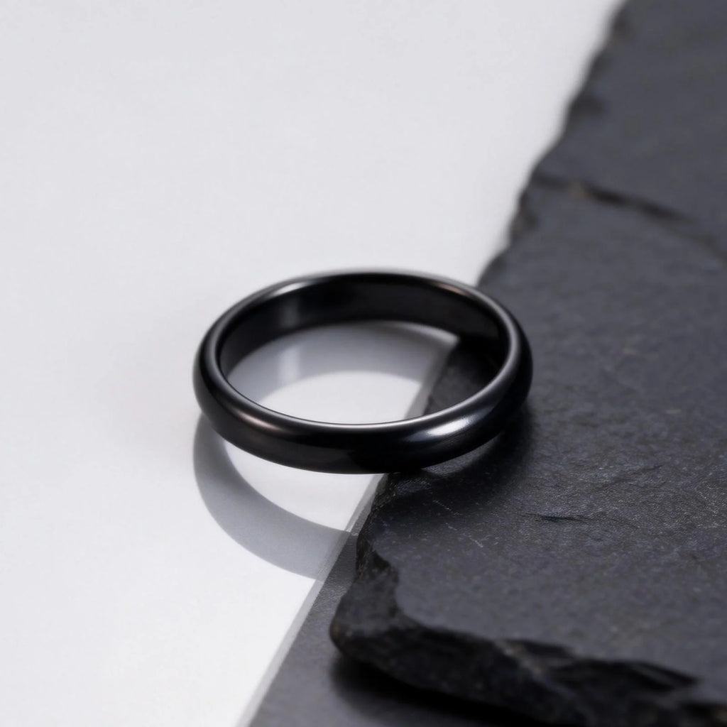 2mm Simple Tungsten Carbide Ring for Men Women,Scratch Resistant Plain Tungsten Steel Ring,Unisex Pinky Ring Wedding Ring Gift