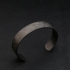 PENDRA Valknut Nordic Stainless Steel Open Cuff Bracelet