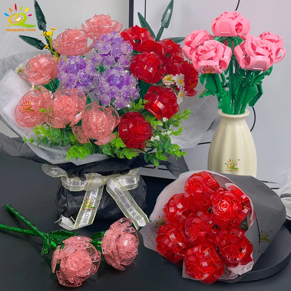 PENDRA Rose Eternal Floral Building Set