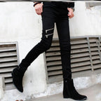 PENDRA Denim Zipper Pants