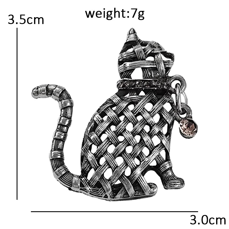 PENDRA Felina2 Cat Brooch