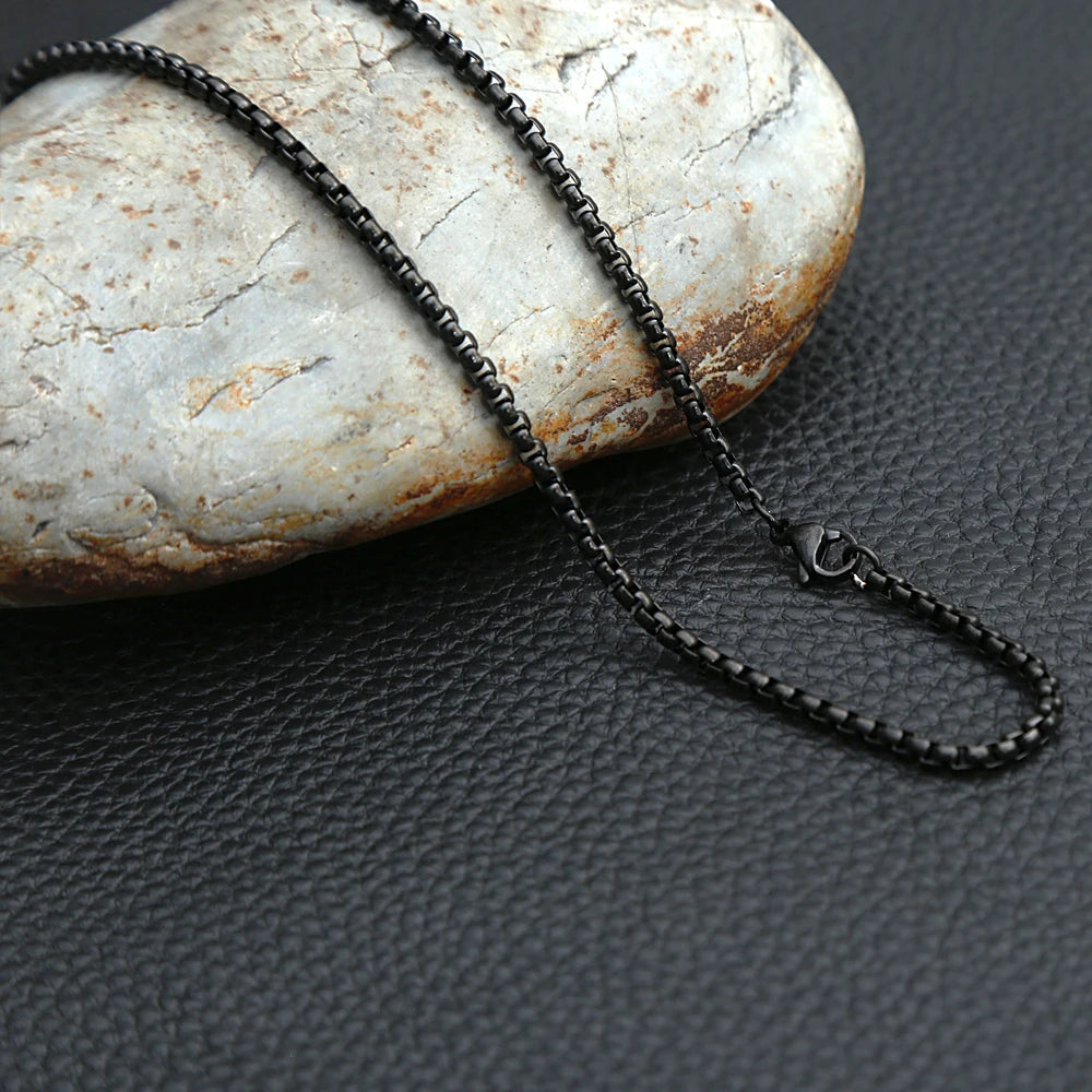 PENDRA Rololink 3mm 316L Stainless Steel Chain Necklace