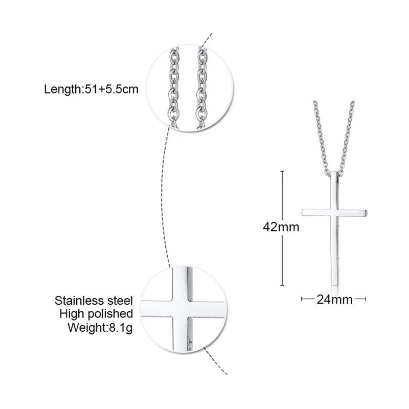 PENDRA Cross Double Pendant Necklace