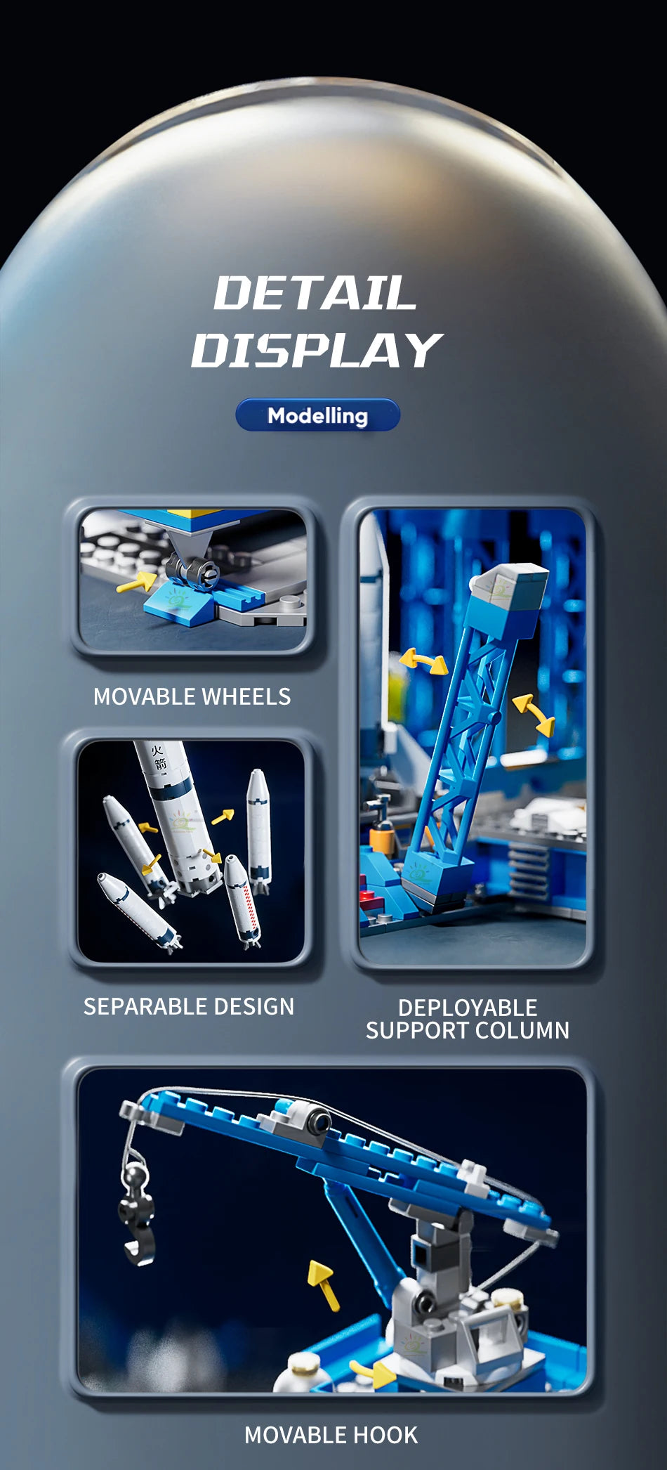 PENDRA Space Aviation Manned Building Set