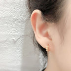 PENDRA Hoop Sterling Silver 4 Earrings