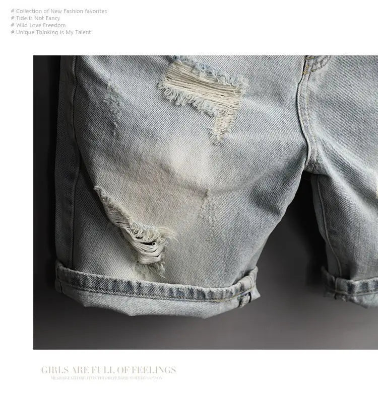 PENDRA Light Blue Korean Shorts
