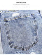 PENDRA Washed Distressed Fit Pants
