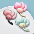 PENDRA Lotuselle 3-Color Lotus Flower Brooch