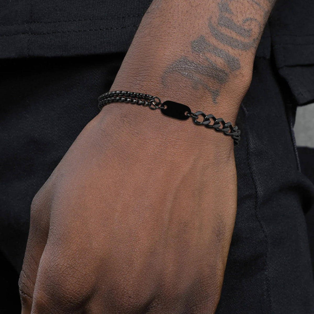 PENDRA Initial Cuban Bracelet