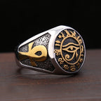 PENDRA Horus Egyptian Eye of Horus Ring