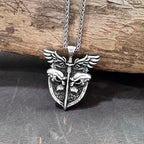 PENDRA Wing Norse Steel Necklace