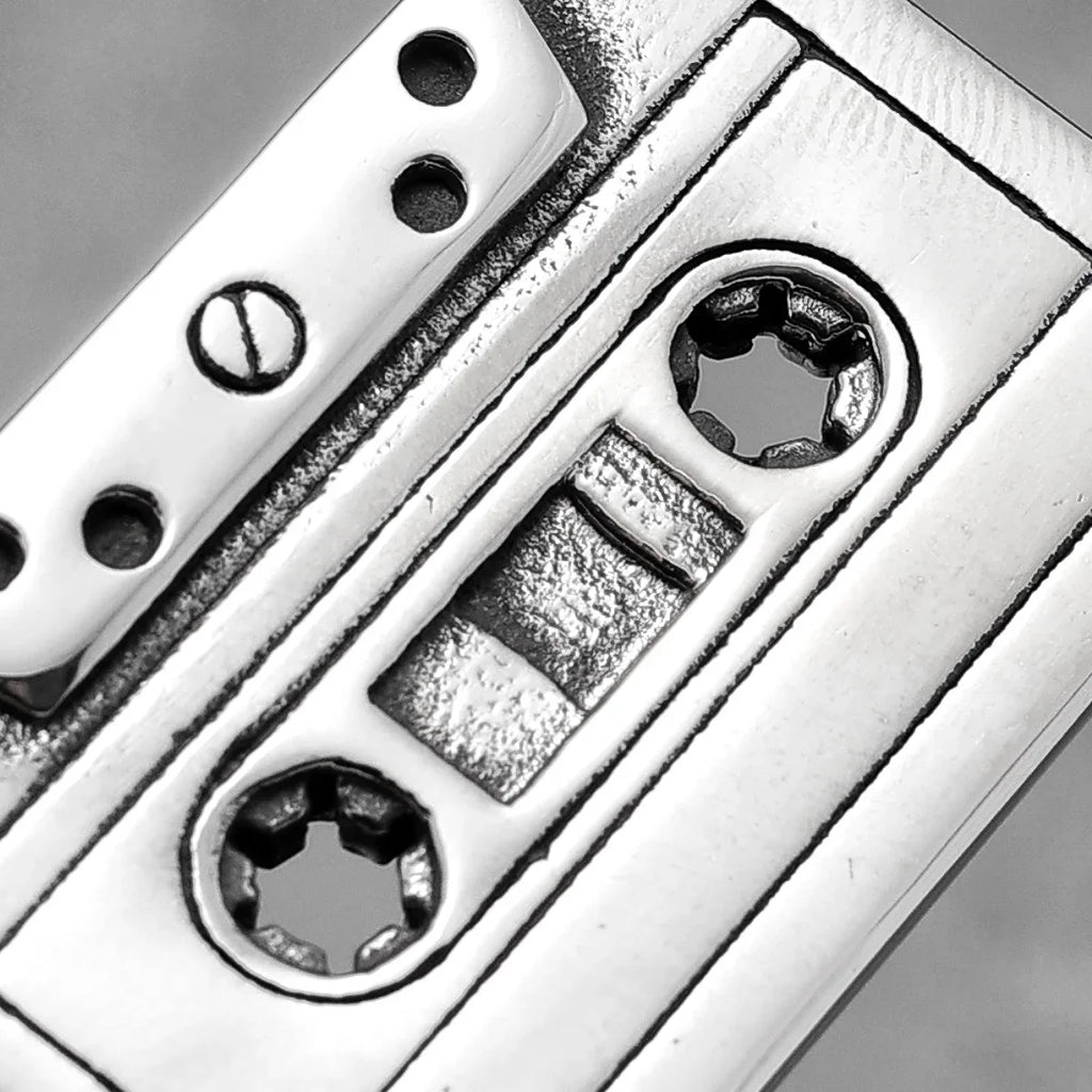 Rock Cassette Tape Stainless Steel Men Women Necklaces Pendants Chain Punk HipHop Fashion Jewelry Creativity Gift Wholesale
