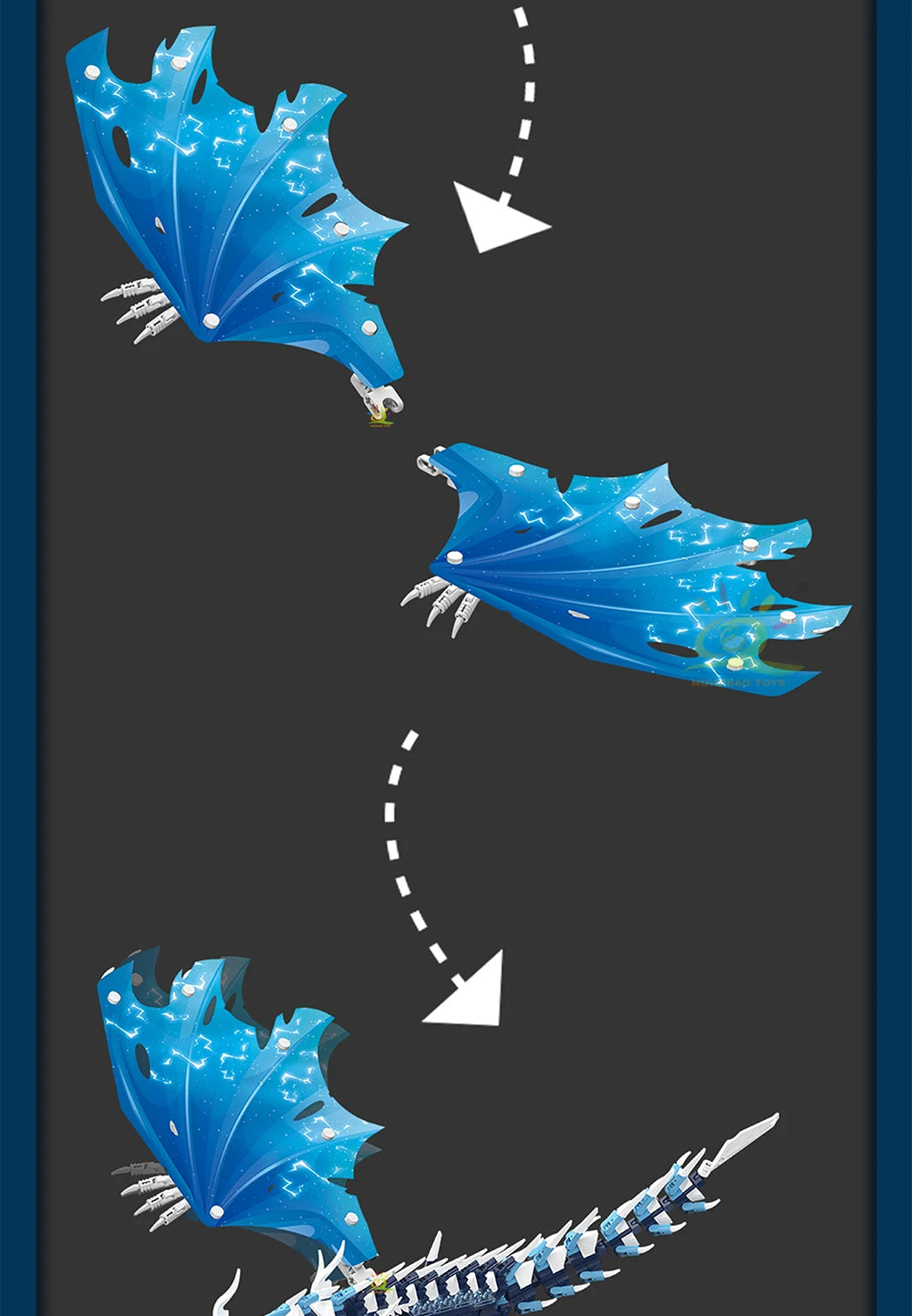 PENDRA ICE Frie Dragon Building Set
