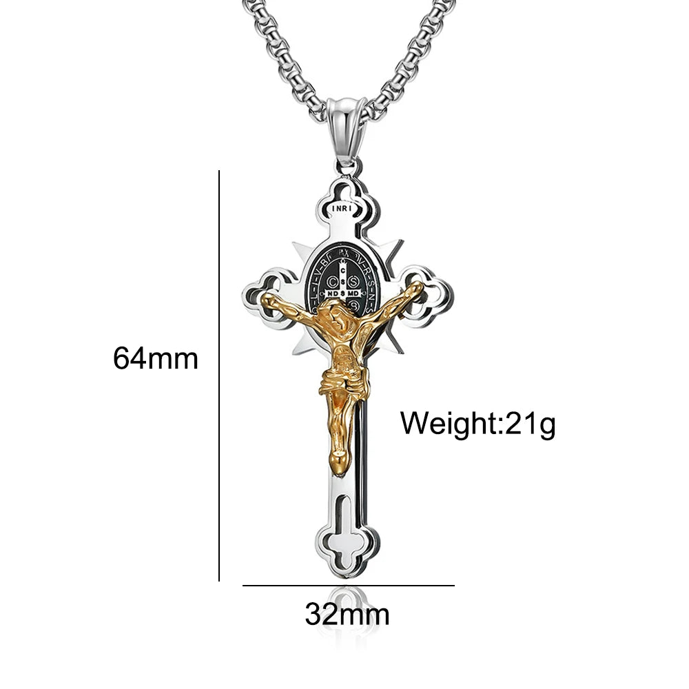 PENDRA Jesuscross Christian Cross Pendant