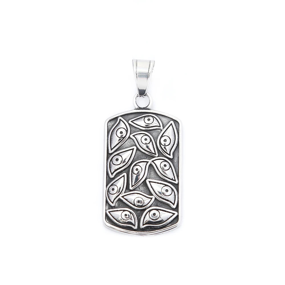 PENDRA Demoneye 316L Stainless Steel Demon Eye Pendant