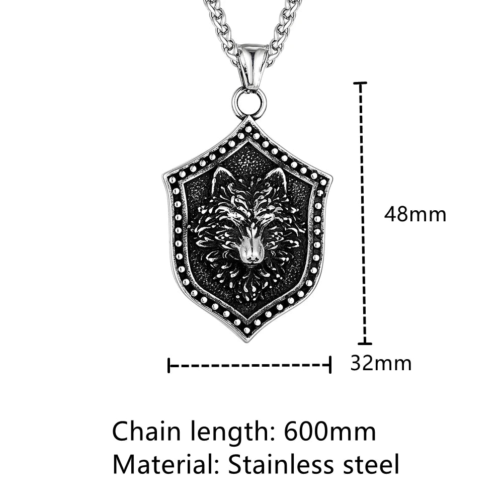 PENDRA Wolf Vikings Necklace