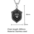 PENDRA Wolf Vikings Necklace