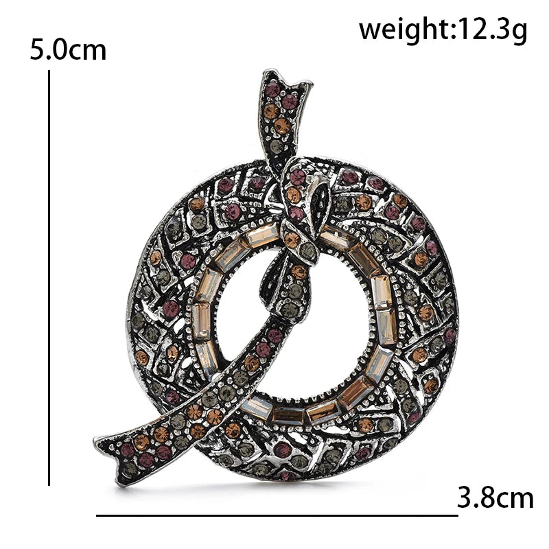 PENDRA Virelle Rhinestone Brooch