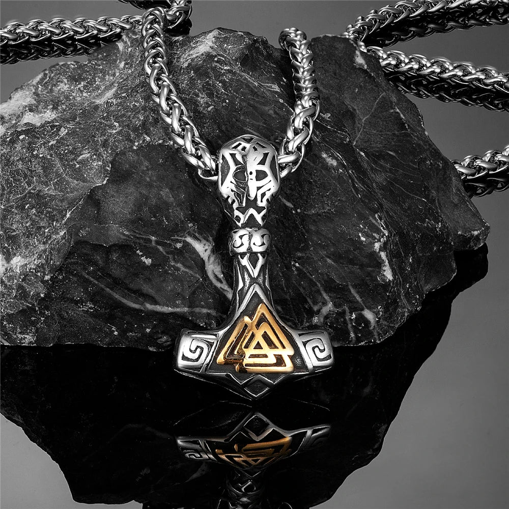 PENDRA Hammer Gold Necklace