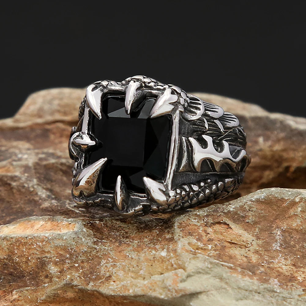 PENDRA Dragonclaw Viking Stone Ring