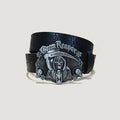 PENDRA Velaellea Leather Skull Gothic Belt