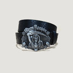 PENDRA Velaellea Leather Skull Gothic Belt