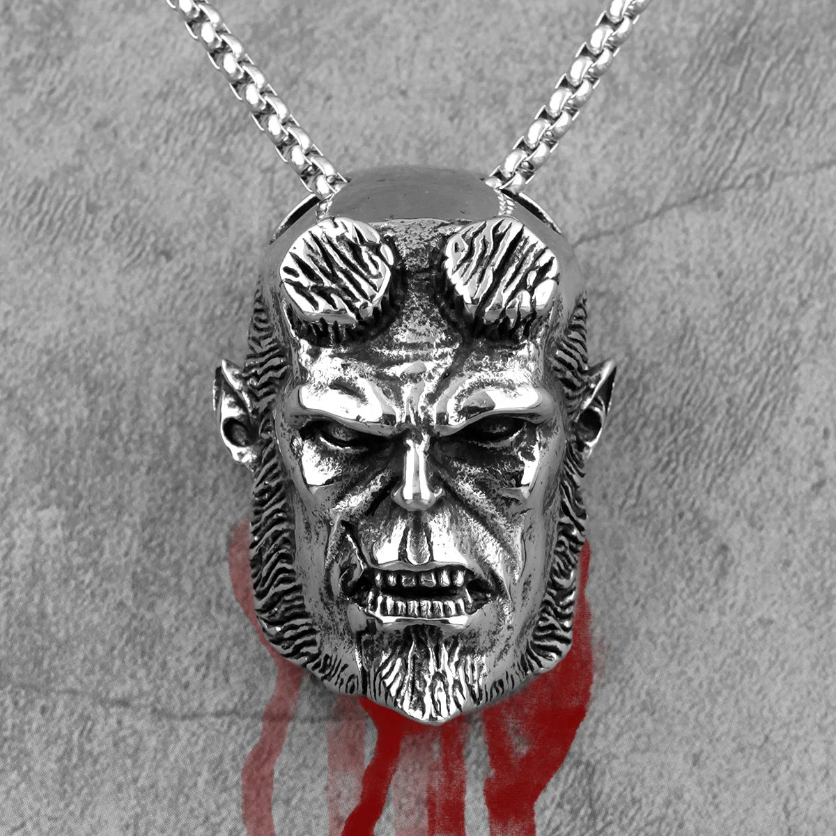 PENDRA Hellboy Anung Un Steel Necklace