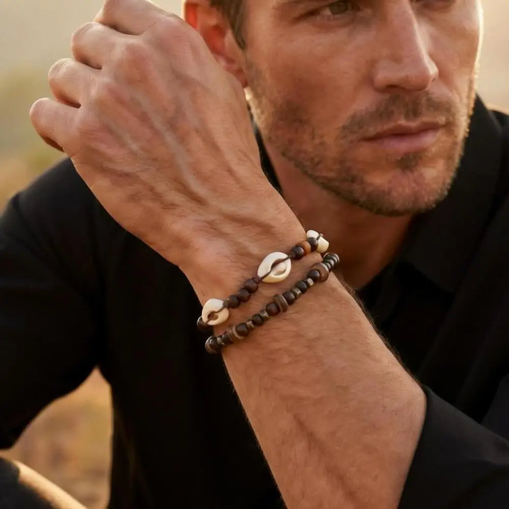 PENDRA Corrith Shell Bead Bracelet