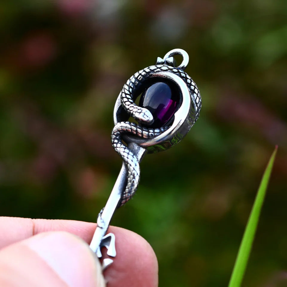 PENDRA Keystone Stainless Steel Key Pendant