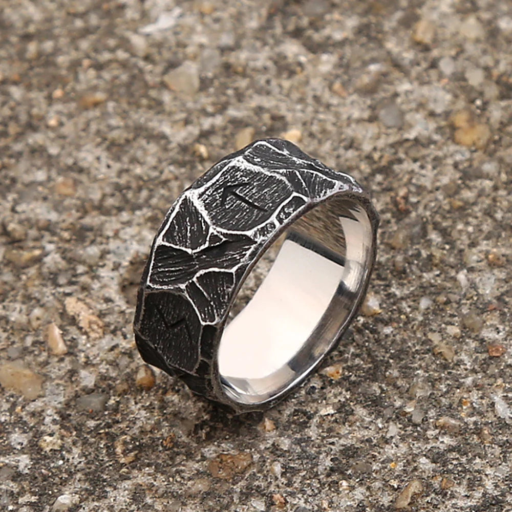 PENDRA Runestone Nordic Viking Rune Ring