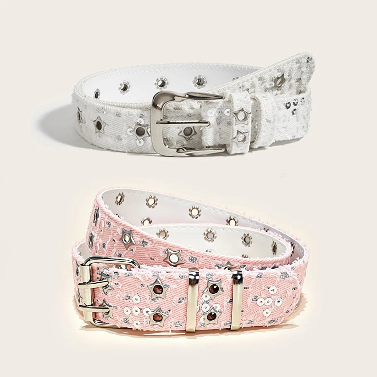 PENDRA Orlaellea Black Pin Buckle Star Luxury Belt
