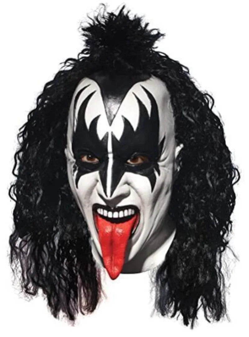 PENDRA Demon Curly Wig Latex Mask