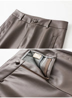 PENDRA Carrot Fit High Waist Cropped Pants