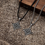 PENDRA Celtic Knot Rune Punk Necklace