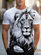 PENDRA Jesus Print Loose Comfortable Short-Sleeve God Bless You T-Shirt