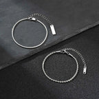 PENDRA Silver 2Pcs Bracelet