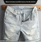 PENDRA Light Blue Korean Shorts