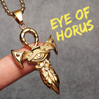 PENDRA Eye Horus Steel Necklace