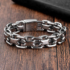 PENDRA DoubleZero Heavy Link Chain Bracelet