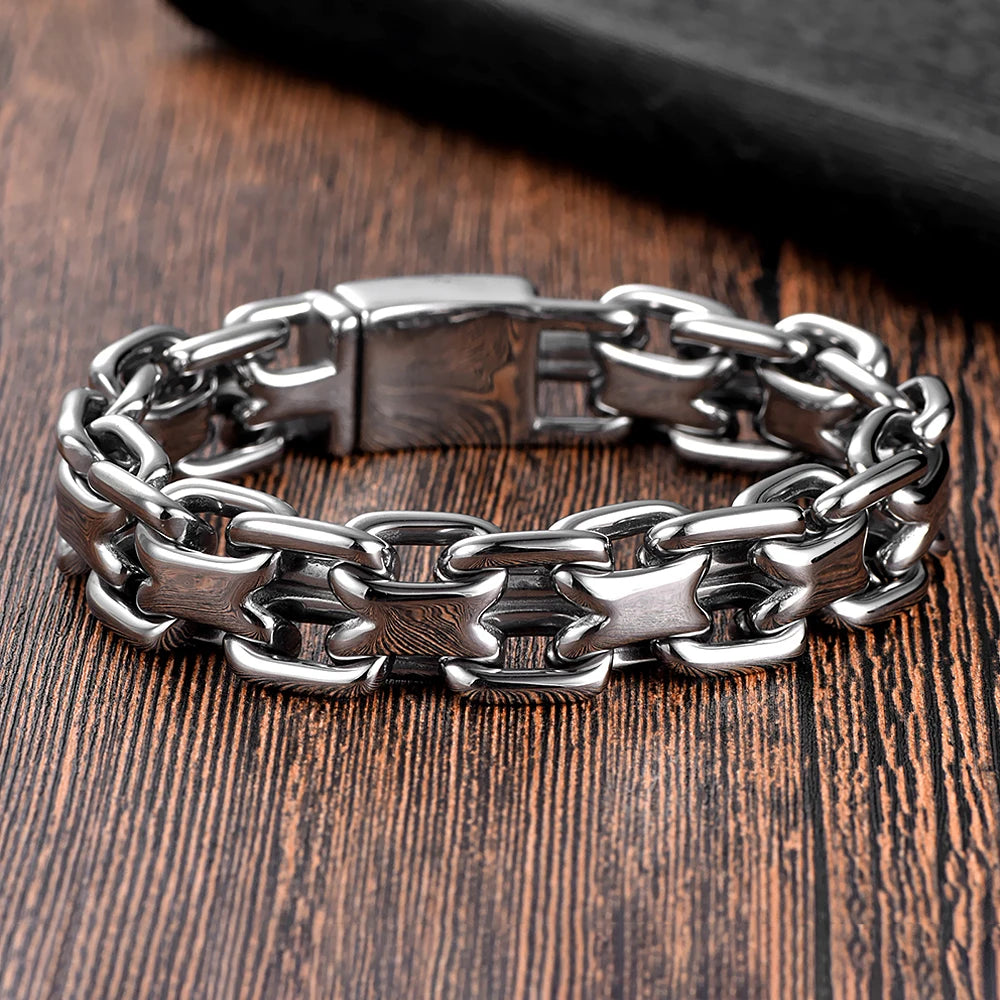 PENDRA DoubleZero Heavy Link Chain Bracelet