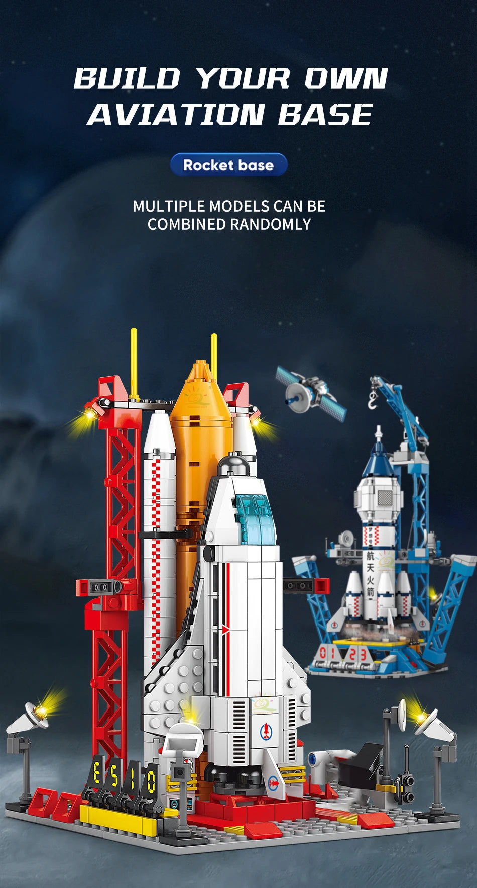 PENDRA Space Aviation Manned Building Set