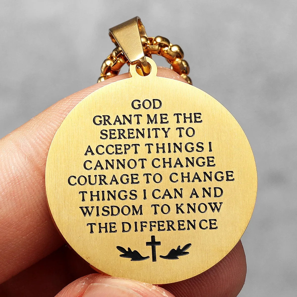 Cross Praying Hands Bilble Men Necklaces Stainless Steel Pendant Chain Women Jewelry HipHop Cool Accessories Gifts Wholesale