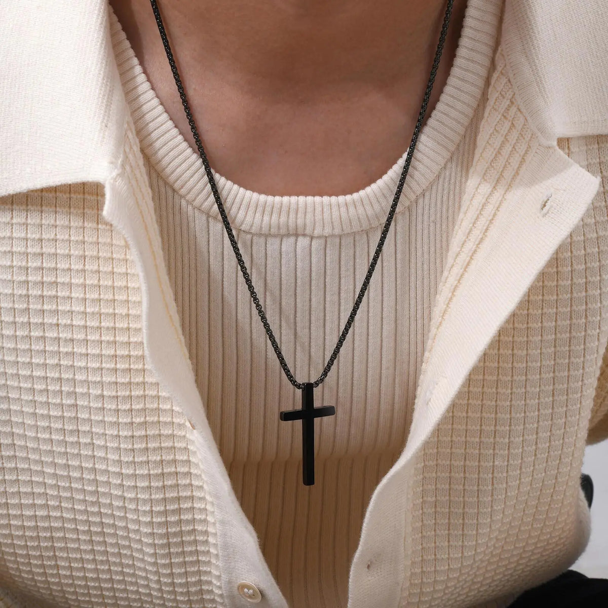PENDRA Cross Gold Silver Pendant Necklace