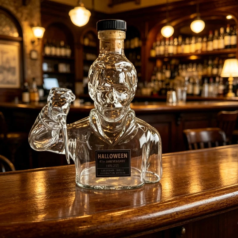 PENDRA Halloween Horror 47th-Anniversary Glass Whiskey Decanter