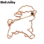 PENDRA Lovely Alloy Sheep Brooch