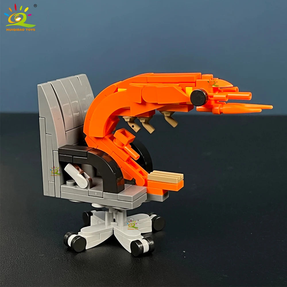 PENDRA Shrimp Figurines LED Building Set