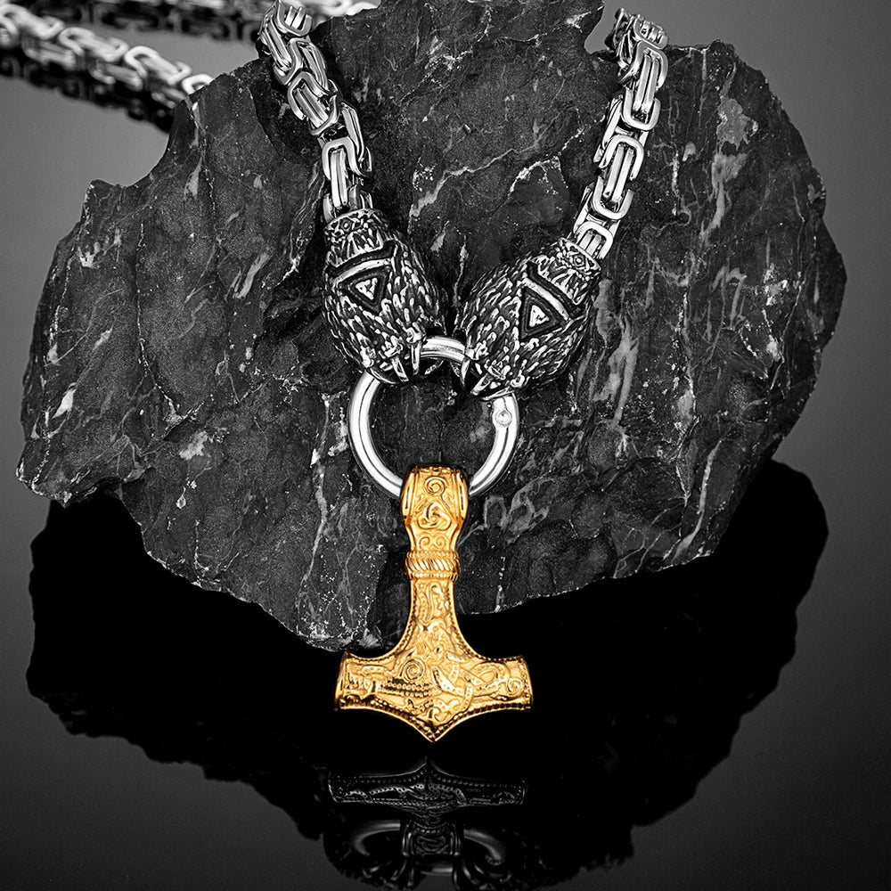 PENDRA Wolf Norse Pendant Necklace