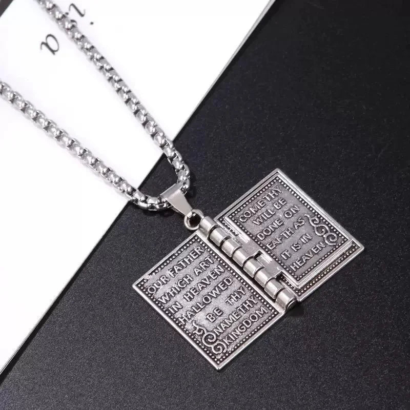 PENDRA Biblebook Multi-Color Bible Book Pendant